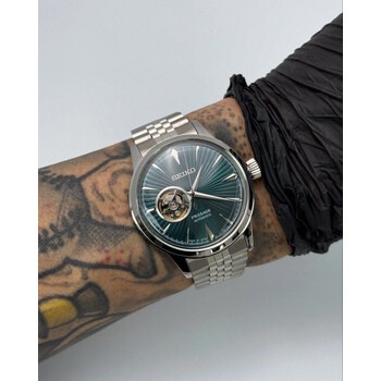 Custom Seiko Mod • Algean Blue Open Heart Presage • 40.5mm